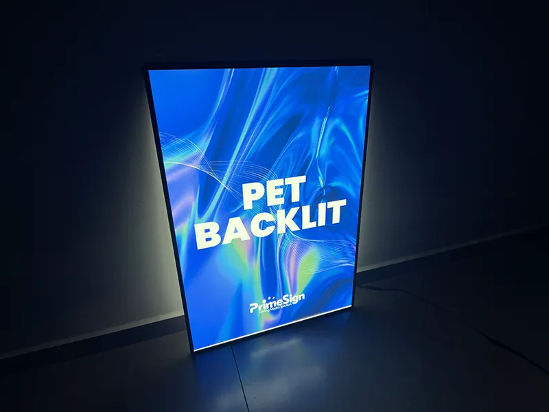PET Backlit Film application 4