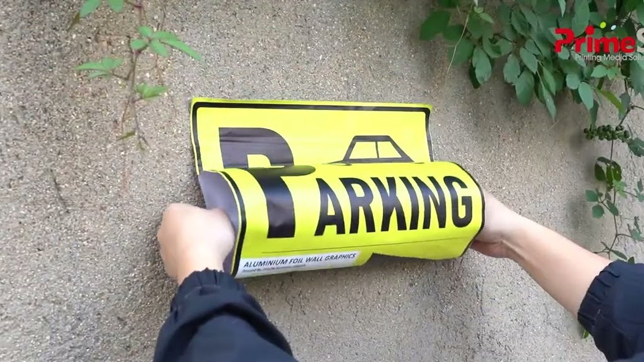 Aluminium Foil Wall Graphics application video