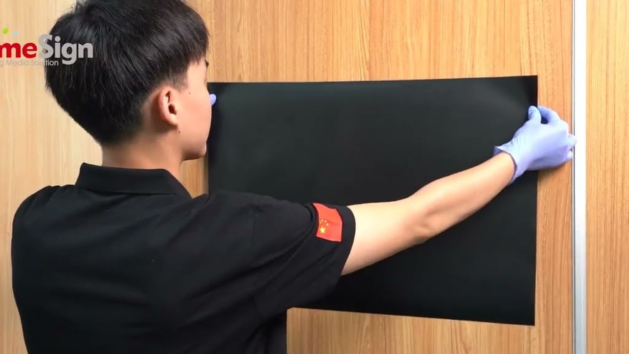 Chalk Black Writing Film application video