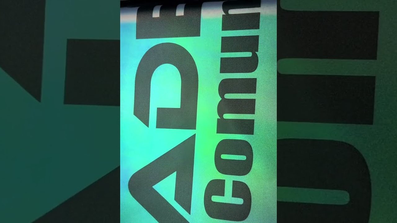 Rainbow Etch Film application video